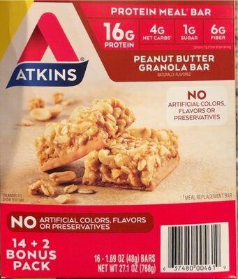 Peanut Butter Granola Bar, Peanut Butter Granola
