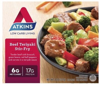 Beef Teriyaki Stir-Fry Tender Beef With Broccoli, Green Beans, Red Bell Peppers And Carrots In A Teriyaki Sauce, Beef Teriyaki Stir-Fry