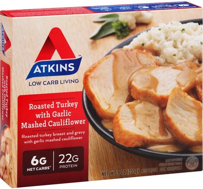Roasted Turkey With Garlic Mashed Cauliflower, Roasted Turkey