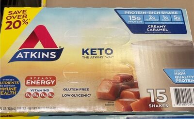 Creamy Caramel Flavored Protein-Rich Shake, Creamy Caramel
