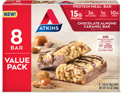 Chocolate Almond Caramel Protein Meal Bar, Chocolate Almond Caramel