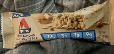Honey Almond Greek Yogurt Flavored Snack Bar, Honey Almond Greek Yogurt