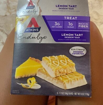 Lemon Tart Flavored Treat Dessert Bars, Lemon Tart