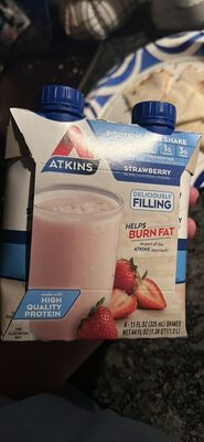 Protein 15 G, Net Carbs 2 G, Sugar 1 G, Fiber 5 G Protein-Rich Shakes, Strawberry, Strawberry