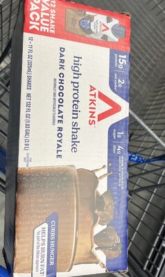 Protein 15 G Rich Shakes, Dark Chocolate Royale, Dark Chocolate Royale