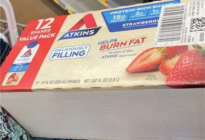 Protein 15 G Rich Shakes, Strawberry, Strawberry