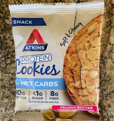 Peanut Butter Flavored Snack Protein Cookies, Peanut Butter