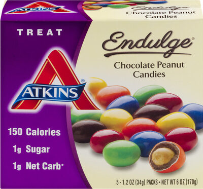 Chocolate Peanut Flavored Treat Candies, Chocolate Peanut