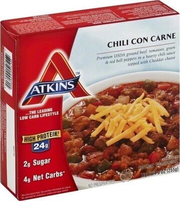 Chili Con Carne Ground Beef With Green & Red Bell Peppers And Tomatoes In A Chili Sauce, Topped With Cheddar Cheese, Chili Con Carne