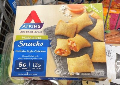 Buffalo Style Chicken Pizza Bites Snacks, Buffalo Style Chicken