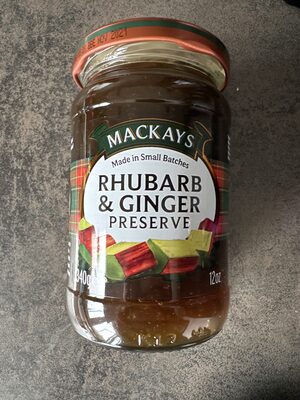Natural Fruit Rhubarb & Ginger Preserve