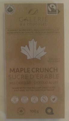 Maple Crunch Milk Chocolate, Maple Crunch