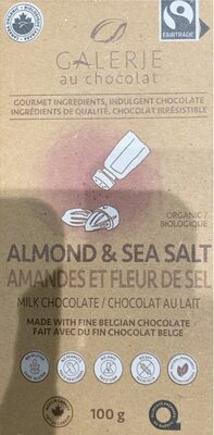 Almond & Sea Salt Milk Chocolate, Almond & Sea Salt