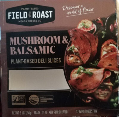 Mushroom & Balsamic Plant-Based Deli Slices, Mushroom & Balsamic
