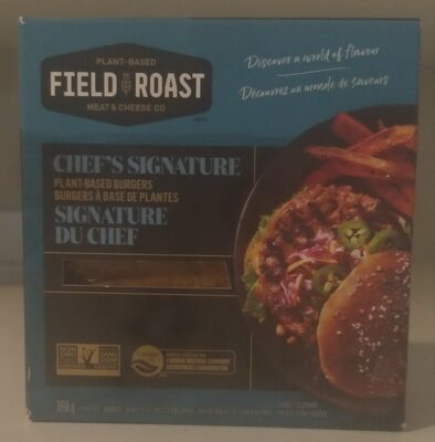 Chef's Signature Plant-Based Burgers Patties, Chef's Signature