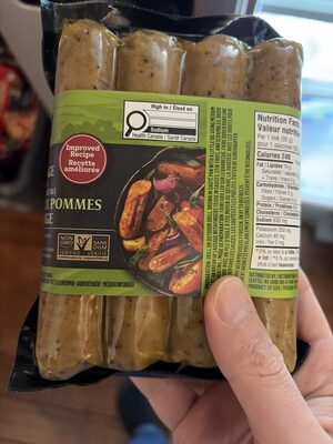 Smoked Apple & Sage Plant-Based Sausages, Apple