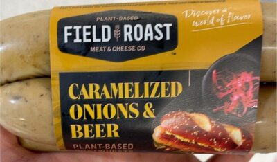 Caramelized Onions & Beer Plant-Based Bratwursts, Caramelized Onions & Beer