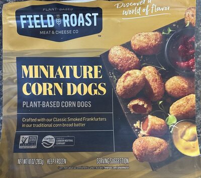 Miniature Plant-Based Corn Dogs
