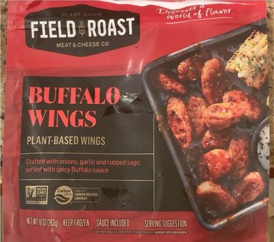 Buffalo Wings Plant-Based Wings Crafted With Onions, Garlic And Rubbed Sage, Served With Spicy Buffalo Sauce, Buffalo Wings
