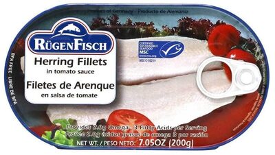 Tomato Sauce Herring Fillets