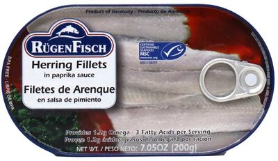 Paprika Sauce Herring Fillets