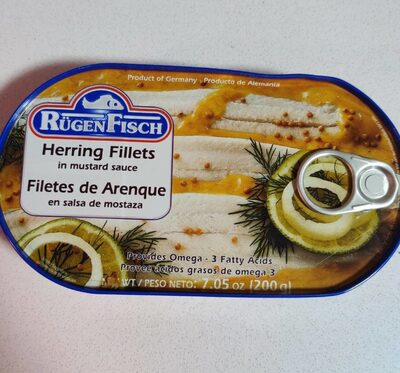 Mustard Sauce Herring Fillets