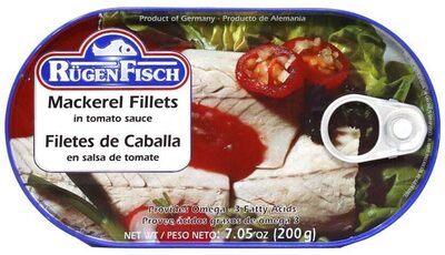 Mackerel Fillets In Tomato Sauce, Tomato Sauce