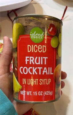Diced Fruit Cocktail In Light Syrup, Light Syrup