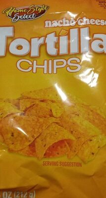 Nacho Cheese Tortilla Chips, Nacho Cheese