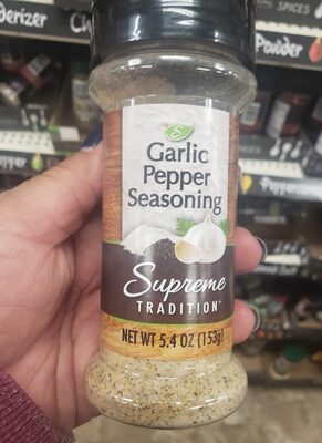 Supreme Tradition, Garlic Pepper Seasoning