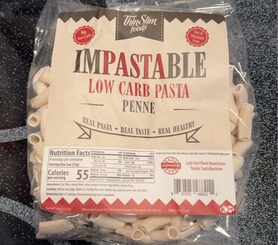 Impastable Low Carb Pasta, Penne