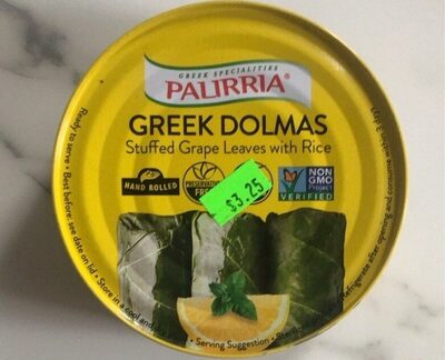 Stuffed Grape Leaves With Rice
