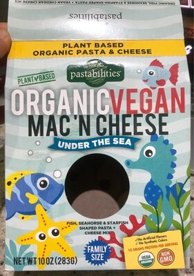 Under The Sea Vegan Organic Mac 'N Cheese
