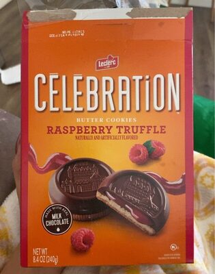 Raspberry Truffle Flavored Butter Cookies, Raspberry Truffle