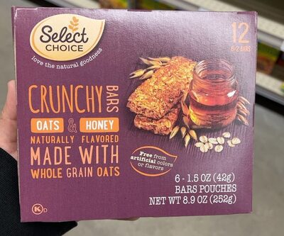 Oats & Honey Crunchy Bars, Oats & Honey