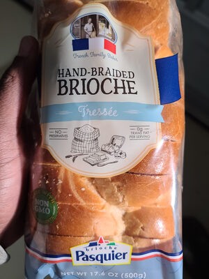 Brioche Pasquier, Brioche Tressee, Sliced Brioche Loaf