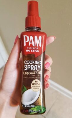 PAM Spray Pump Coconut Oil Cooking Spray with Avocado Oil and Grapeseed Oil, 7 oz.