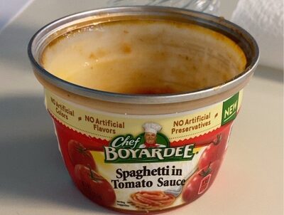 Chef Boyardee Spaghetti in Tomato Sauce Microwave Cups, 7.5 oz.