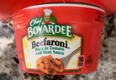 Chef Boyardee Beefaroni in Tomato and Meat Sauce, Microwavable Meal, 7.5 oz. Bowl , 4-Count