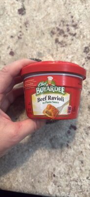 Chef Boyardee Beef Ravioli in Pasta Sauce, Microwavable Meal, 7.5 oz. Bowl, 4-Count