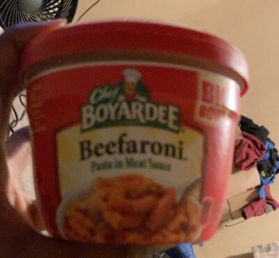 Chef Boyardee Beefaroni in Meat Sauce, Mircowavable Meal, 14.25 oz. Bowl