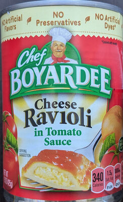 Chef Boyardee Cheese Ravioli in Tomato Sauce, Ready-to-Eat Meal, 15 oz. Can