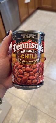 Dennison's Original Chili Con Carne with Beans, 26g Protein Per Serving, 15 oz. Can