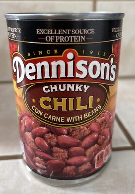 Dennison's Chunky Chili Con Carne with Beans, 26g Protein Per Serving, 15 oz. Can