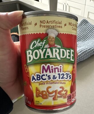Chef Boyardee Mini ABC's and 123's, 15 oz, 15 OZ