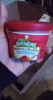 Chef Boyardee Spaghetti and Meatballs in Tomato Sauce, Microwavable Meal, 7.5 oz. Bowl