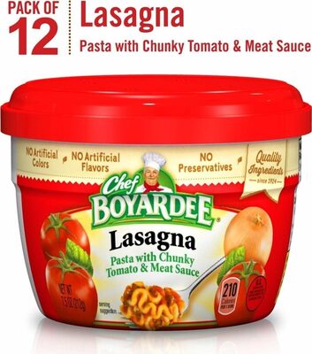 CHEF BOYARDEE Microwaveable Lasagna, 7.5 OZ