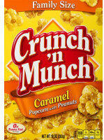 CRUNCH 'N MUNCH Caramel Popcorn with Peanuts, 10 oz.