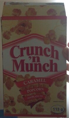 Crunch 'N Munch, Popcorn With Peanuts, Caramel, Caramel