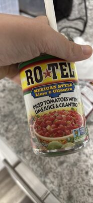 ROTEL Mexican Style Lime and Cilantro Diced Tomatoes and Green Chilies, 10 oz.
